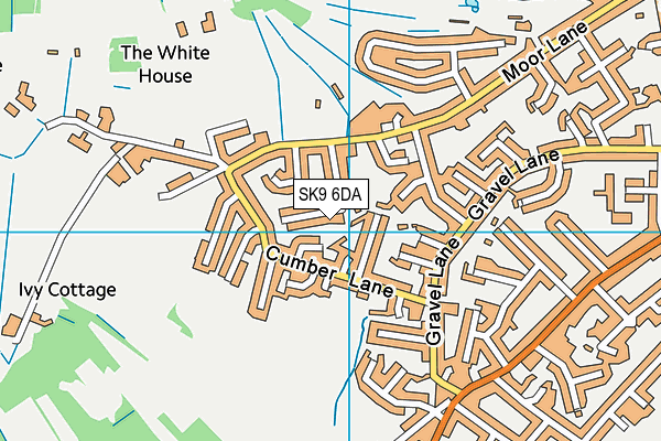 SK9 6DA map - OS VectorMap District (Ordnance Survey)