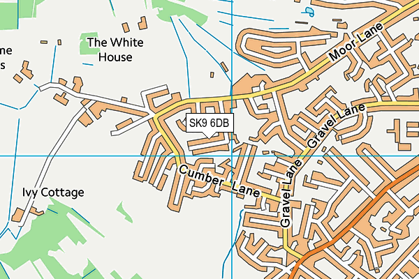 SK9 6DB map - OS VectorMap District (Ordnance Survey)