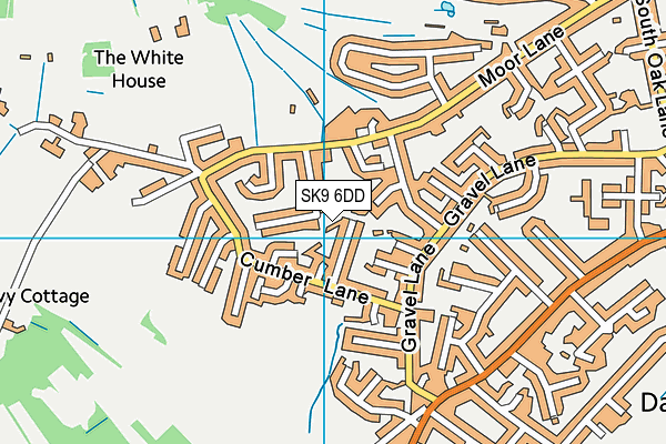 SK9 6DD map - OS VectorMap District (Ordnance Survey)