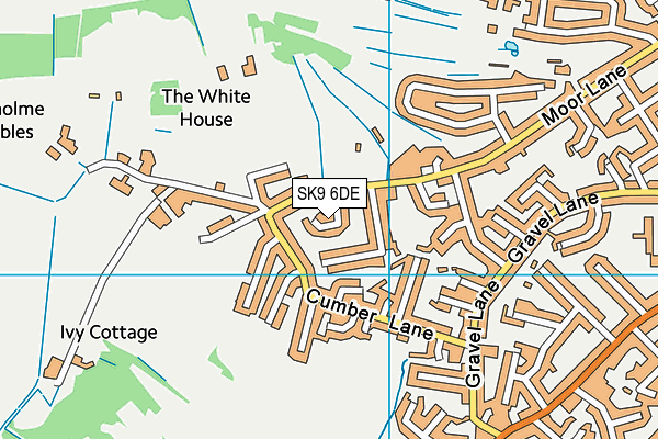 SK9 6DE map - OS VectorMap District (Ordnance Survey)