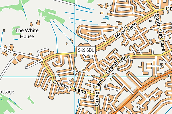 SK9 6DL map - OS VectorMap District (Ordnance Survey)