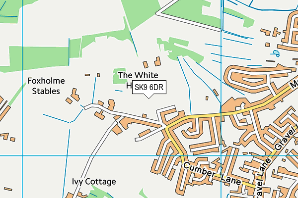 SK9 6DR map - OS VectorMap District (Ordnance Survey)