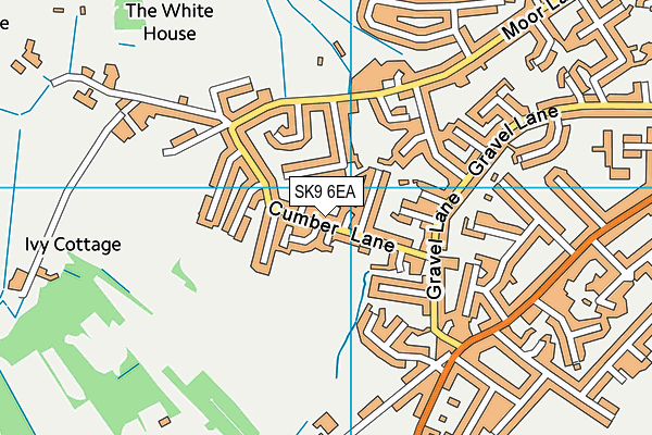 SK9 6EA map - OS VectorMap District (Ordnance Survey)