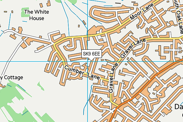 SK9 6EE map - OS VectorMap District (Ordnance Survey)