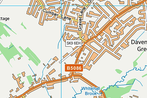 SK9 6EH map - OS VectorMap District (Ordnance Survey)