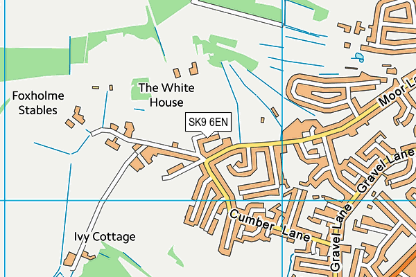 SK9 6EN map - OS VectorMap District (Ordnance Survey)