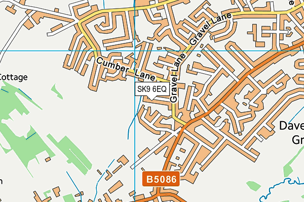 SK9 6EQ map - OS VectorMap District (Ordnance Survey)