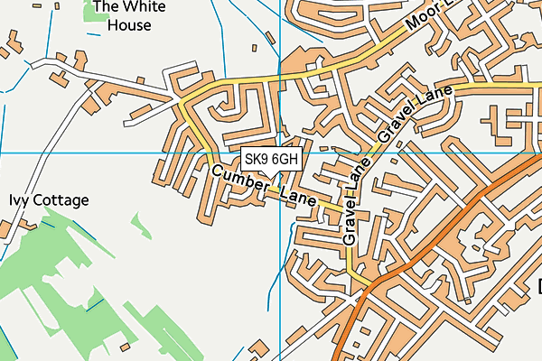 SK9 6GH map - OS VectorMap District (Ordnance Survey)