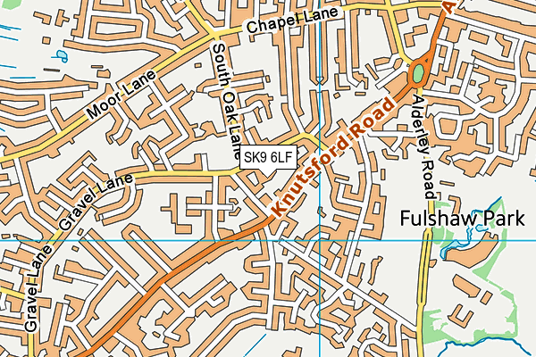 SK9 6LF map - OS VectorMap District (Ordnance Survey)