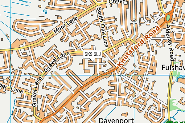 SK9 6LJ map - OS VectorMap District (Ordnance Survey)