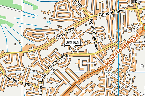 SK9 6LN map - OS VectorMap District (Ordnance Survey)