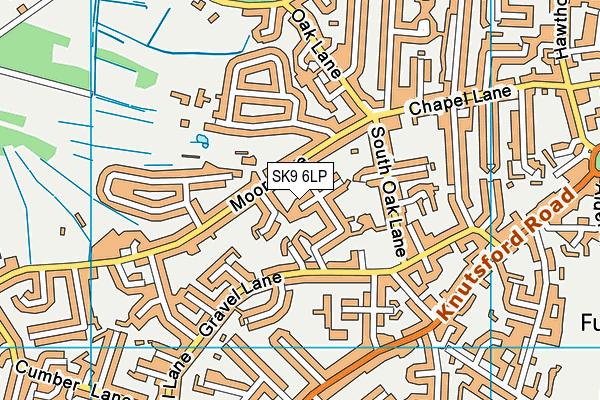 SK9 6LP map - OS VectorMap District (Ordnance Survey)