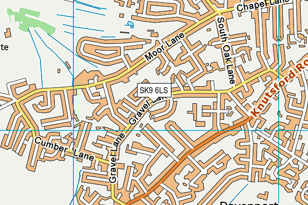 SK9 6LS map - OS VectorMap District (Ordnance Survey)