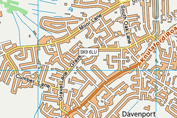 SK9 6LU map - OS VectorMap District (Ordnance Survey)