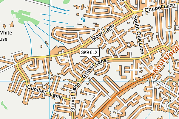 SK9 6LX map - OS VectorMap District (Ordnance Survey)