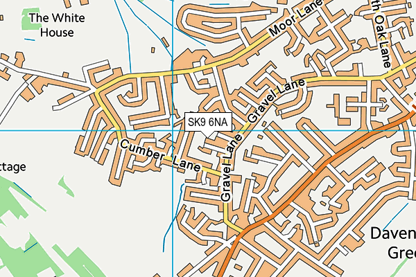 SK9 6NA map - OS VectorMap District (Ordnance Survey)
