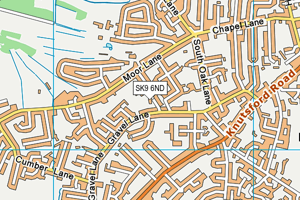 SK9 6ND map - OS VectorMap District (Ordnance Survey)