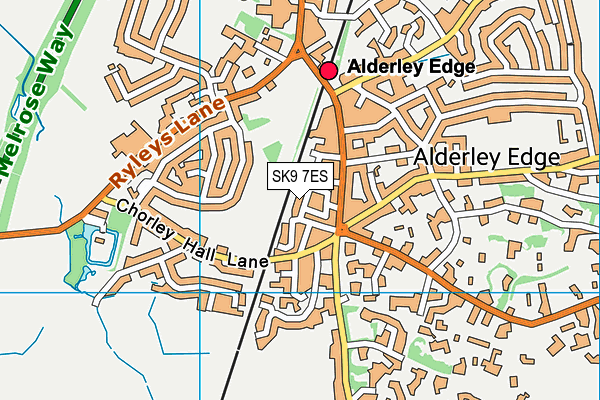 Map of ALDERLY TRADING LTD at district scale