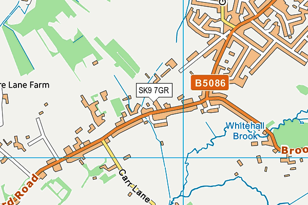 SK9 7GR map - OS VectorMap District (Ordnance Survey)