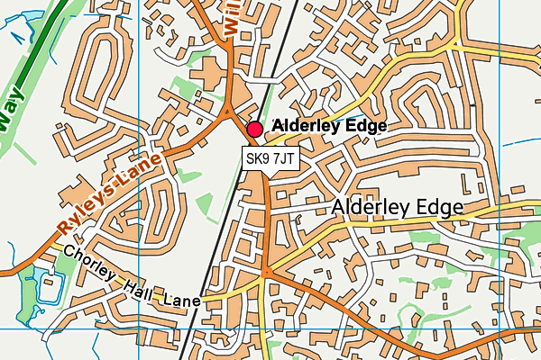 Map of THE STYLE LOUNGE (ALDERLEY) LTD at district scale
