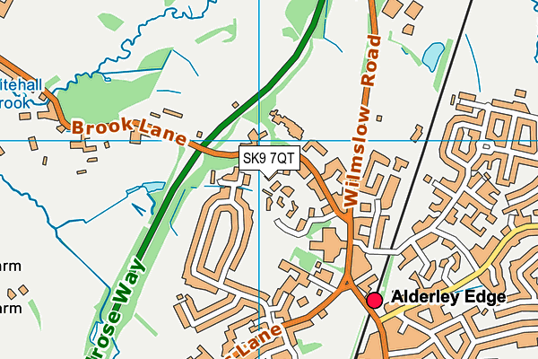 SK9 7QT map - OS VectorMap District (Ordnance Survey)