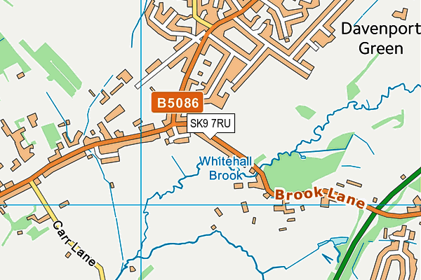 Alderley Edge Golf Club map (SK9 7RU) - OS VectorMap District (Ordnance Survey)