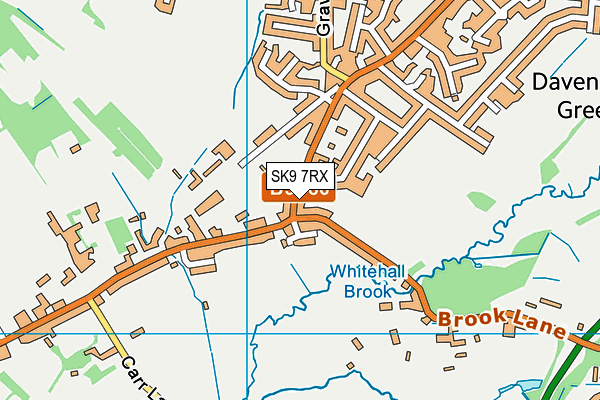 SK9 7RX map - OS VectorMap District (Ordnance Survey)