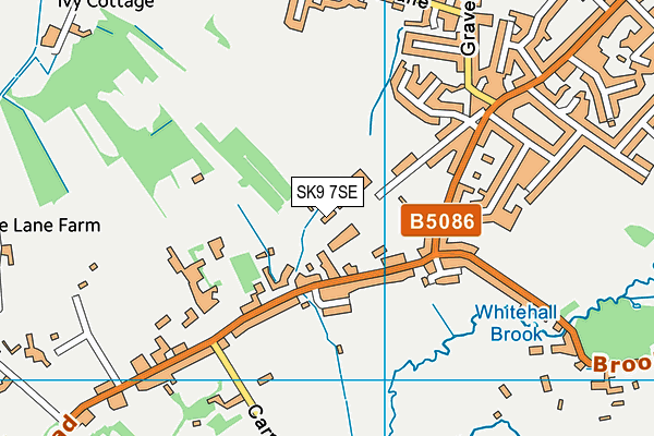 SK9 7SE map - OS VectorMap District (Ordnance Survey)