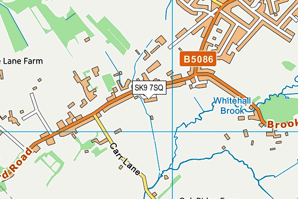 SK9 7SQ map - OS VectorMap District (Ordnance Survey)