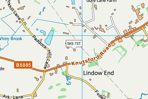SK9 7ST map - OS VectorMap District (Ordnance Survey)