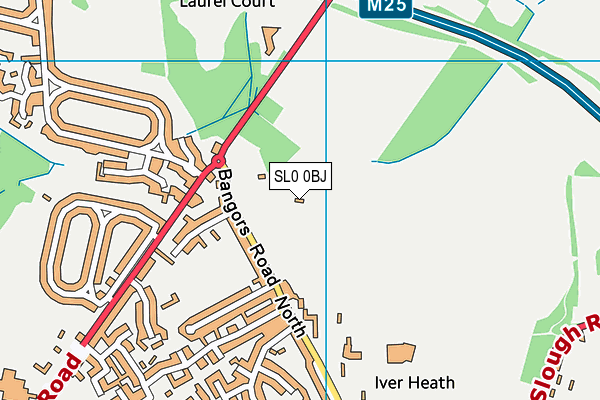 SL0 0BJ map - OS VectorMap District (Ordnance Survey)