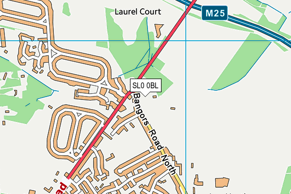 SL0 0BL map - OS VectorMap District (Ordnance Survey)