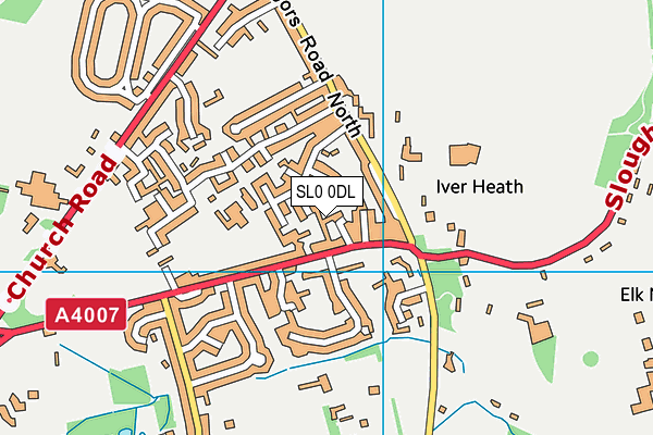 Map of HTKD COLNBROOK LTD at district scale