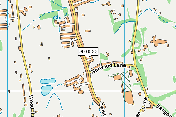SL0 0DQ map - OS VectorMap District (Ordnance Survey)