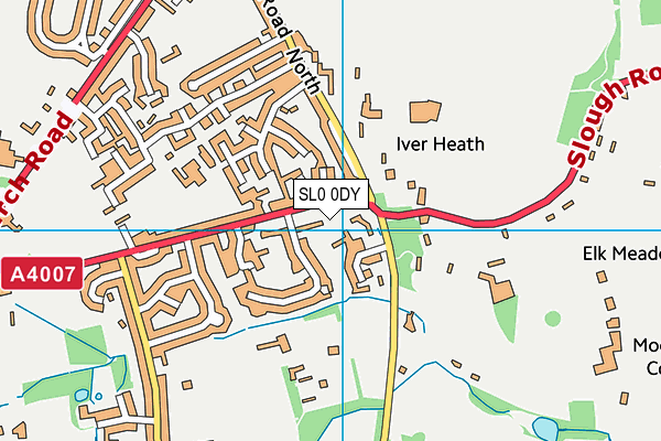 SL0 0DY map - OS VectorMap District (Ordnance Survey)