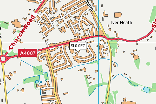 SL0 0EG map - OS VectorMap District (Ordnance Survey)