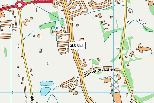 SL0 0ET map - OS VectorMap District (Ordnance Survey)