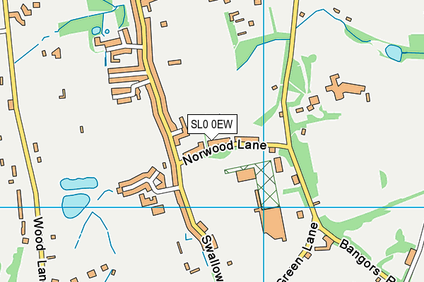SL0 0EW map - OS VectorMap District (Ordnance Survey)