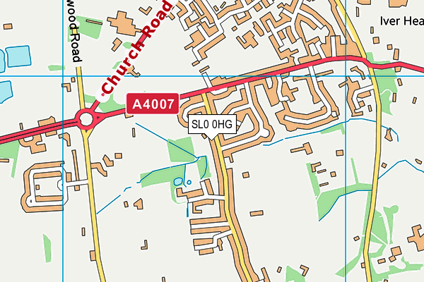 SL0 0HG map - OS VectorMap District (Ordnance Survey)