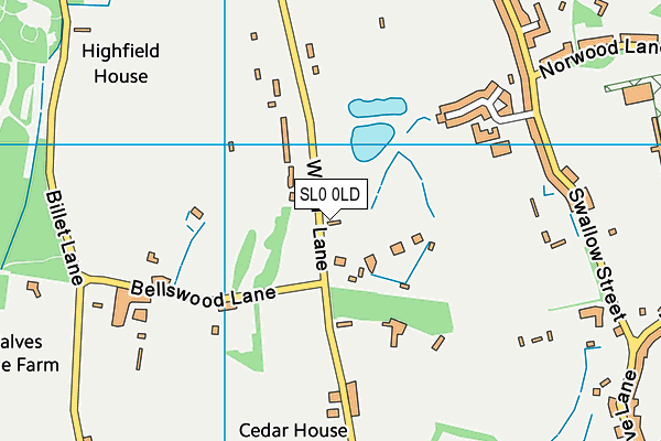 SL0 0LD map - OS VectorMap District (Ordnance Survey)