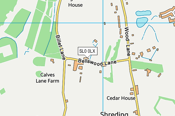 SL0 0LX map - OS VectorMap District (Ordnance Survey)