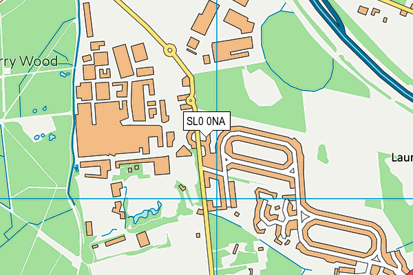 SL0 0NA map - OS VectorMap District (Ordnance Survey)