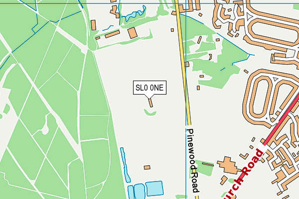 SL0 0NE map - OS VectorMap District (Ordnance Survey)