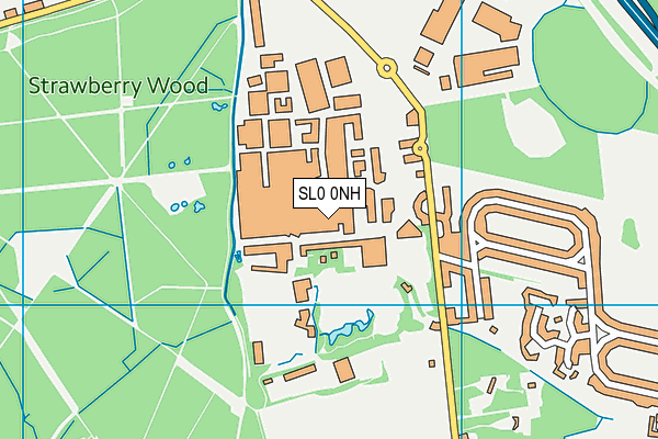 Map of PINEWOOD STUDIOS LIMITED at district scale