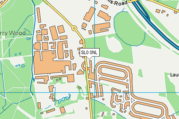 SL0 0NL map - OS VectorMap District (Ordnance Survey)