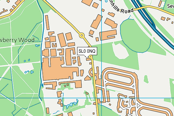 SL0 0NQ map - OS VectorMap District (Ordnance Survey)