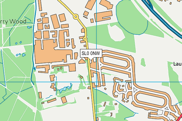 SL0 0NW map - OS VectorMap District (Ordnance Survey)