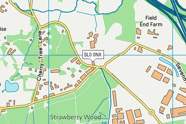 SL0 0NX map - OS VectorMap District (Ordnance Survey)