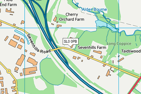 SL0 0PB map - OS VectorMap District (Ordnance Survey)