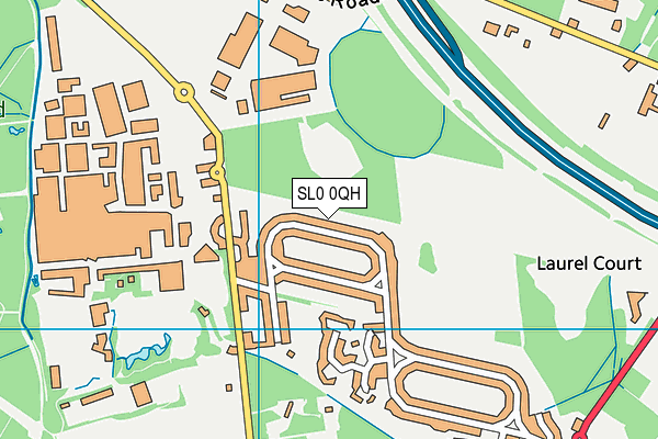 SL0 0QH map - OS VectorMap District (Ordnance Survey)